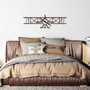 Wallity Rusty Airplane Escultura de pared